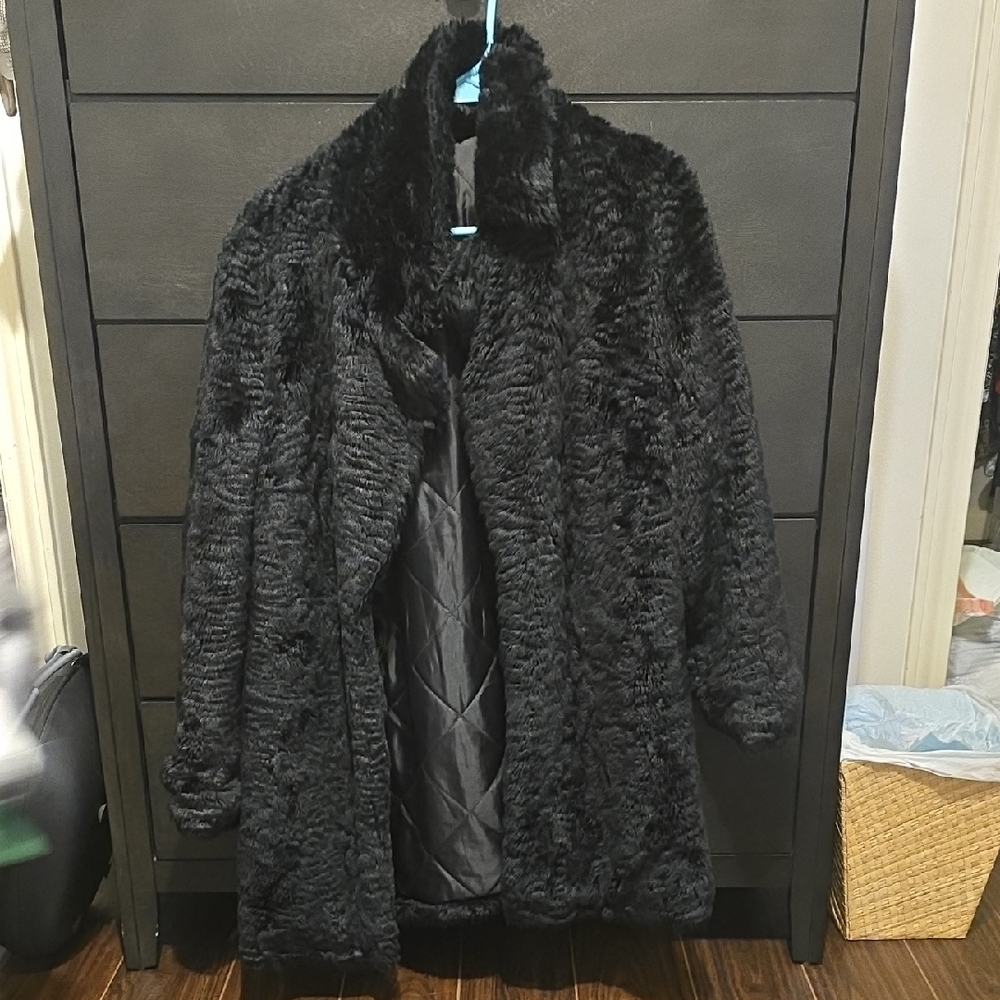 Forever 21 Black Teddy Jacket